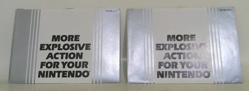 Konami Poster Ad KON-NES-US 2. Two of Them. No Tears. No Stains. Free Shipping!