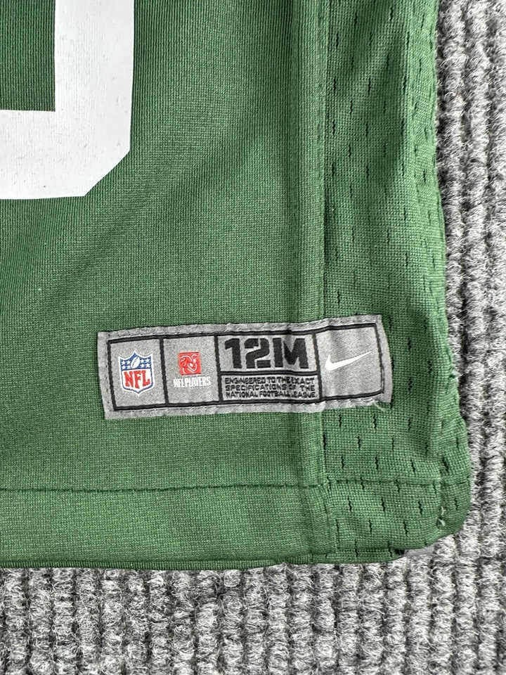 Camiseta infantil Nike Tim Tebow New York Jets 12M verde #15 NFL en el campo bebé Foto 2 de 4