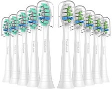 10 Replacement Toothbrush Heads Compatible with Philips Sonicare SnapOn Electric