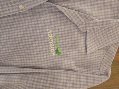 H&R Block tax purple long sleeve Shirt women's adult large BLOCK ADVISORS