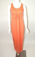 Gap Maternity Sz XS Long Orange Maxi Dress New