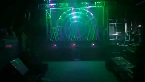 DJ Disco 12W RGB Full Color Moving head laser Light 2W*6 Moving Head Beam Lights - Video 1 of 1