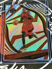 Pascal Siakam 2021-22 Revolution Basketball Foil Refractor Card #20 Raptors NBA