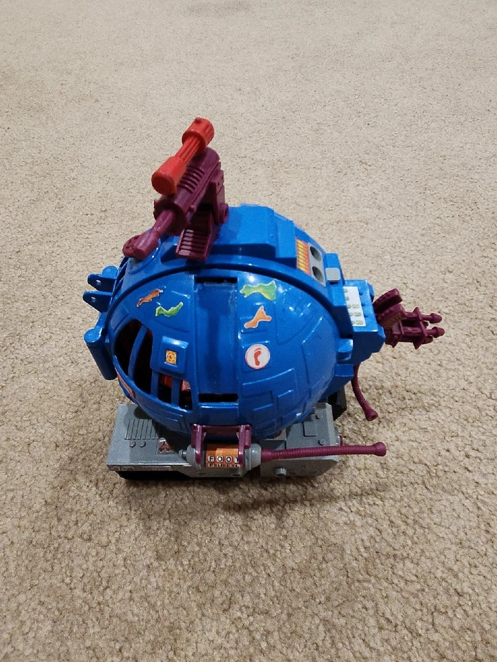 Vehículo incompleto de colección TMNT 1993 Teenage Mutant Ninja Turtles Technodrome Scout Foto 2 de 4