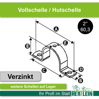 T-Schelle 2 x 2 (60,3 x 60,3), geteilt