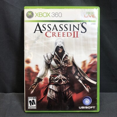 Assassin's Creed II Xbox 360 Complete CIB Backwards