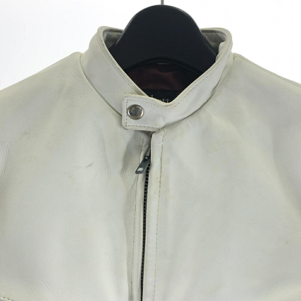 Schott 641XX Single Riders Jacket Size 34 White Genuine