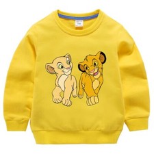 Printed Autumn Kids Clothes Disney Sweatshirts Boys Pullover Outfits Clothing