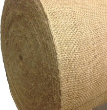60 Inch Wide 100 Natural Jute Upholstery Burlap Roll - Biodegradable