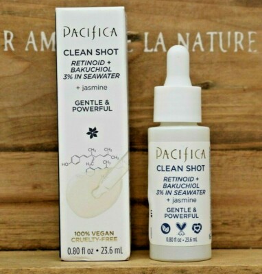 PACIFICA Clean Shot Retinoid + Bakuchiol 3% Seawater + Jasmine 