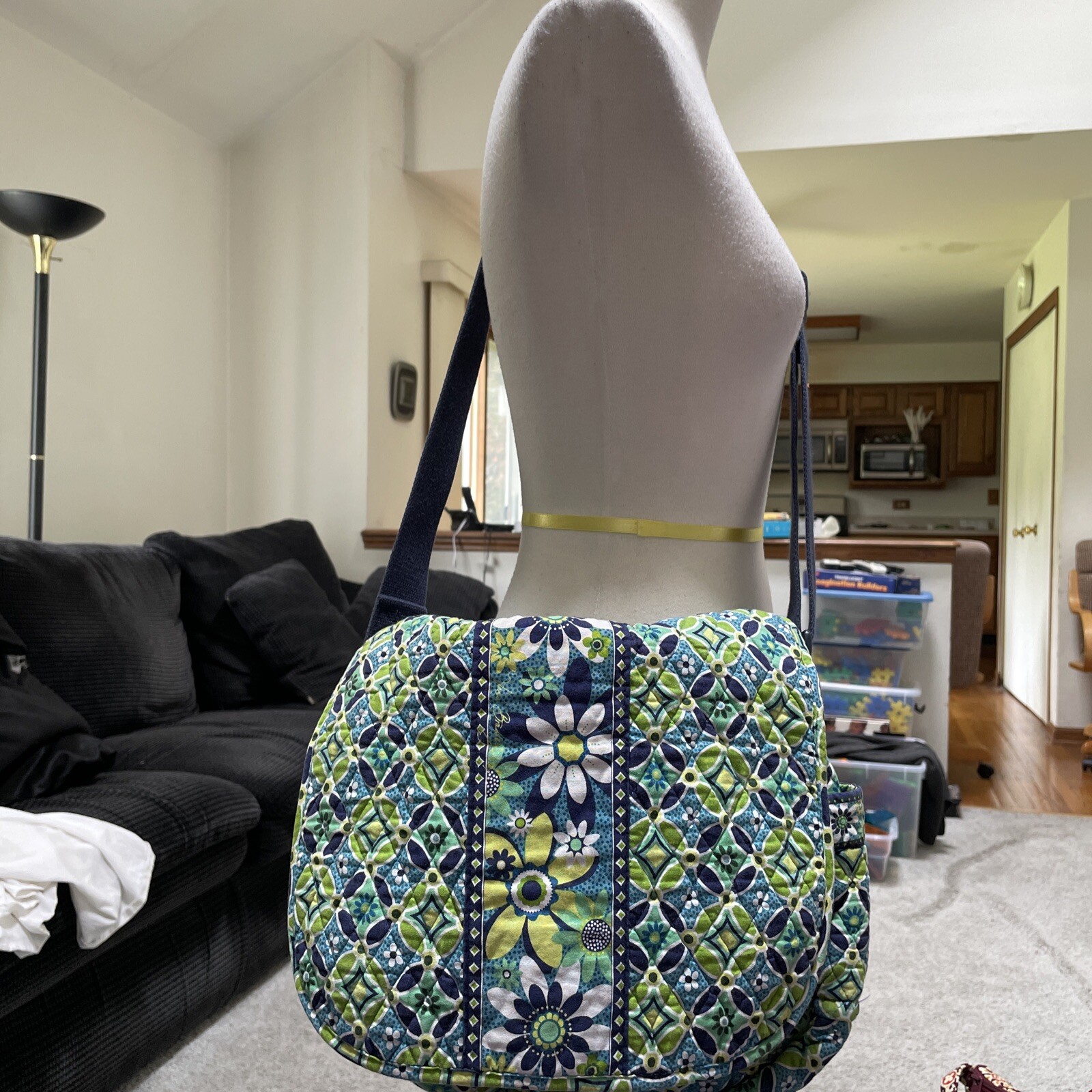 Vera Bradle Large Locking Adjustable Bag Retired … - image 6