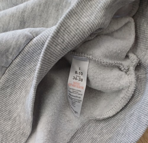 3x Womens Sweatshirt Pullover Jumper Lot In Pink & Grey Size S 8-10 From George - Picture 7 of 11