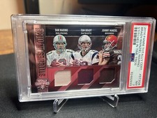 2014 Totally Certified Brady/manziel/marino #ST3QB Stitches In Time 13/25