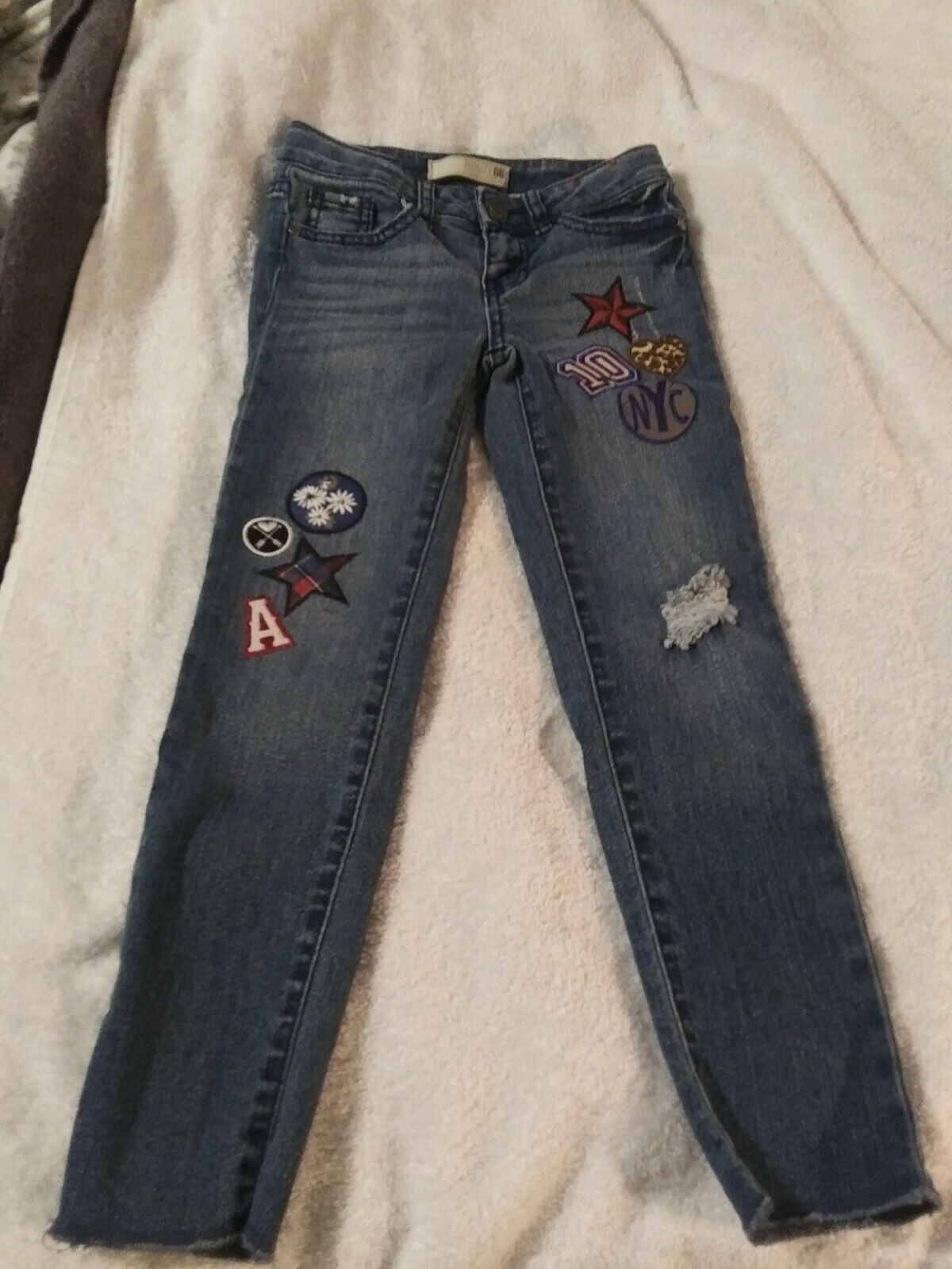 Girls Size 6 Skinny Route 66 Blue Jeans