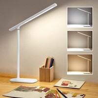Led Schreibtischlampe, BüRotischlampen,Touch Dimmbar Schreibtischleuchte Mit Usb