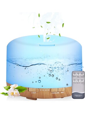 Essential Oil Aroma Diffuser Aromatherapy 7 LED Ultrasonic Humidifier Air Mist