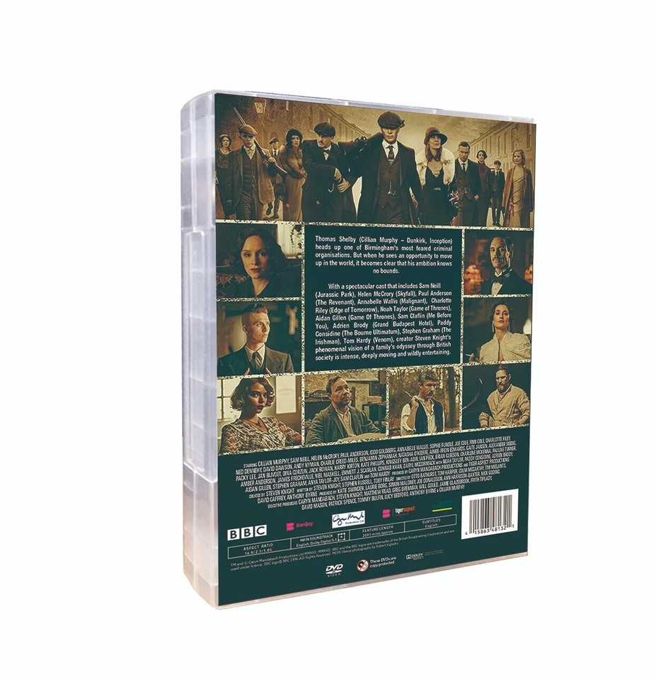 Peaky Blinders: The Complete TV Series Season 1-6 (DVD 12-Disc Box Set ...