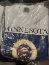 Minnesota State Seal Sweatshirt New Sealed Made In Usa - large
