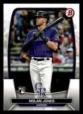 Nolan Jones 2023 Bowman #74 Colorado Rockies ROOKIE Free Shipping