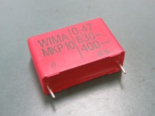 WIMA MKP1J034706B00KD00 Qty of 25 per Lot Film Capacitors 0.47uF 630 Volts 10 ;
