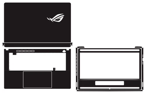 Sticker Skin Cover for ASUS ROG Strix G16 2025 G615 Laptop Carbon Vinyl Decals