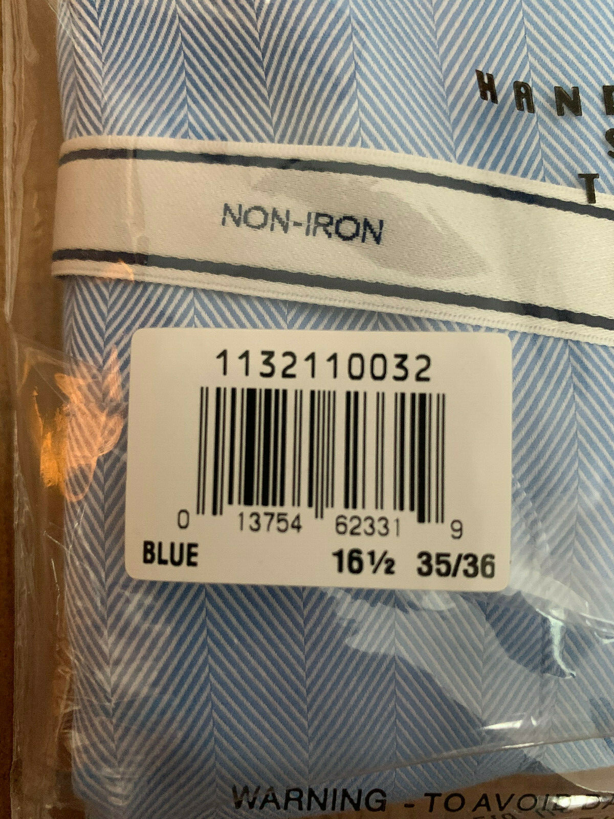 Enro EZCool NonIron Dress Shirt 16.5 35/36 Tall Blue eBay