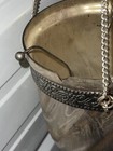 Chain Glass Hanging Pendant Candle Holder in Silver And Gold Hue — photo 4