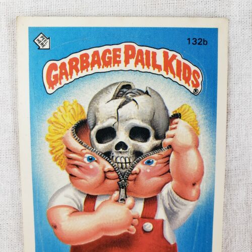 Vintage 1986 Topps Garbage Pail Kids Stickers Unzipped Zack #132b GPK - Picture 3 of 8