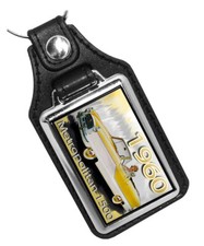1960 Nash Metropolitan 1500 Classic Car Durable Faux Leather Style Key Ring 1960 Nash Metropolitan 1500 Classic Car Durable Faux Leather Style Key Ring