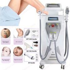 3IN1 OPT SHR IPL RF Tattoo  Hair Removal ND YAG Laser Skin Rejuvenation Machine
