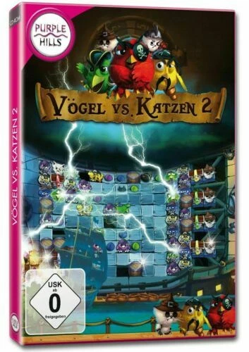 Vögel vs. Katzen 2 - Purple Hills Match 3 Spiel / neuwertig - Bild 1 von 1