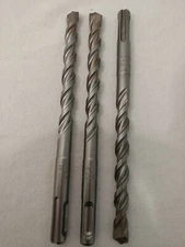 3/8" X 6" ANSI MADE IN GERMANY 65 86 Rotary Masonry Drill Bit Carbide Tip (3) 