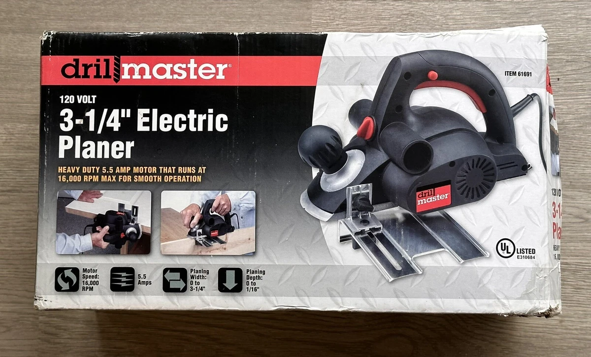 Drill master 2024 electric planer