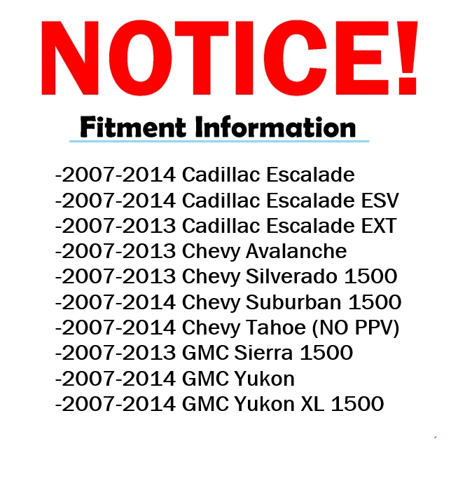 Kit pastillas freno rotores disco trasero 13,58" para Tahoe Silverado Sierra Yukon XL 1500 Foto 3 de 4