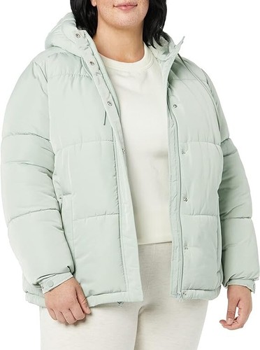 Super warm Sherpa-Lined Water-Repellent Hooded Puffer Jacket UK 20-22 RRP£89.30 - Picture 2 of 5