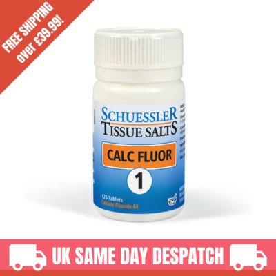 Schüßler Gewebesalze 125 Tabletten - Calc Fluor 6X