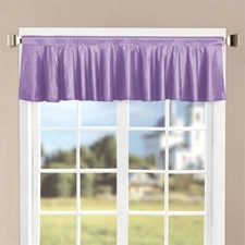 Serenta 1PC Luxury Solid Rod Pocket Faux Silk Window Valance 60"x19" Home Decor
