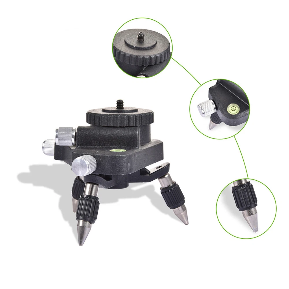Laser Level Adapter Metal 360 Rotating Base for Laser Level Tripod Connector Hot