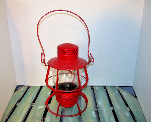 1903 The Keystone No 39 Railroad Lantern Keystone Lantern Co PRR Adlake Burner - 第 1/9 張圖片