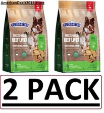 2 PACK - Canature Nutribites Freeze Dried Beef Liver Dog  Cat Pet Treat 27 oz