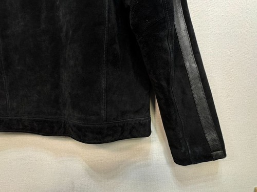 Tommy Hilfiger Mens Leather Jacket Size S Black Zip Up Pockets Biker - Picture 12 of 13