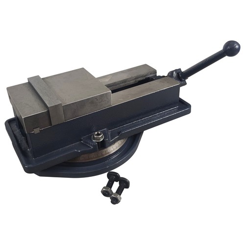 5" Milling Machine Vise with Base Clamp Flat Jaw Pliers - Picture 11 of 14