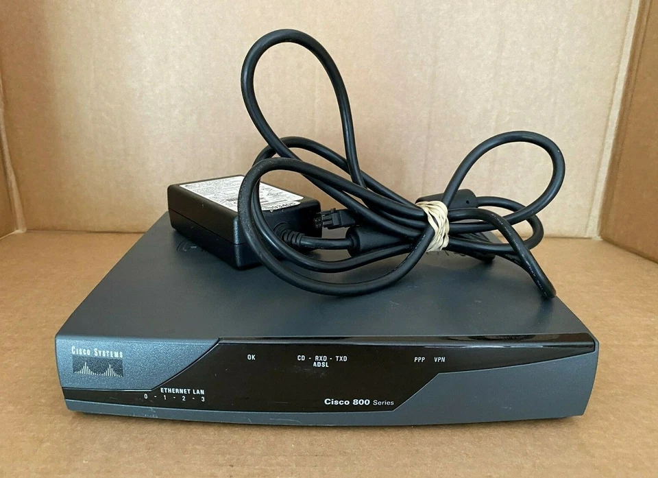 Cisco 877-M with UK PSU Cisco 877 Annex M Cisco 877-M-K9 Router (Inc VAT) - Image 4 of 4