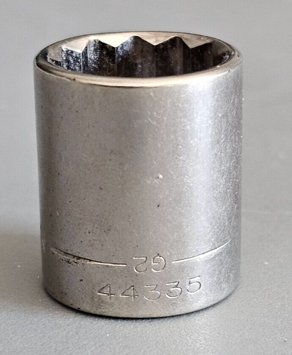Craftsman 5/8" - 12 Point - 3/8" Drive Socket Inverted G2 44335 Made In USA - Picture 2 of 5
