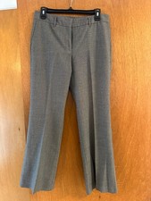 Ann Taylor Petite 6 Trouser Pants Black White