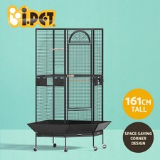 i.Pet Bird Cage Large Jumbo Aviary Budgie Perch Cage Parrot Stand Wheels Corner