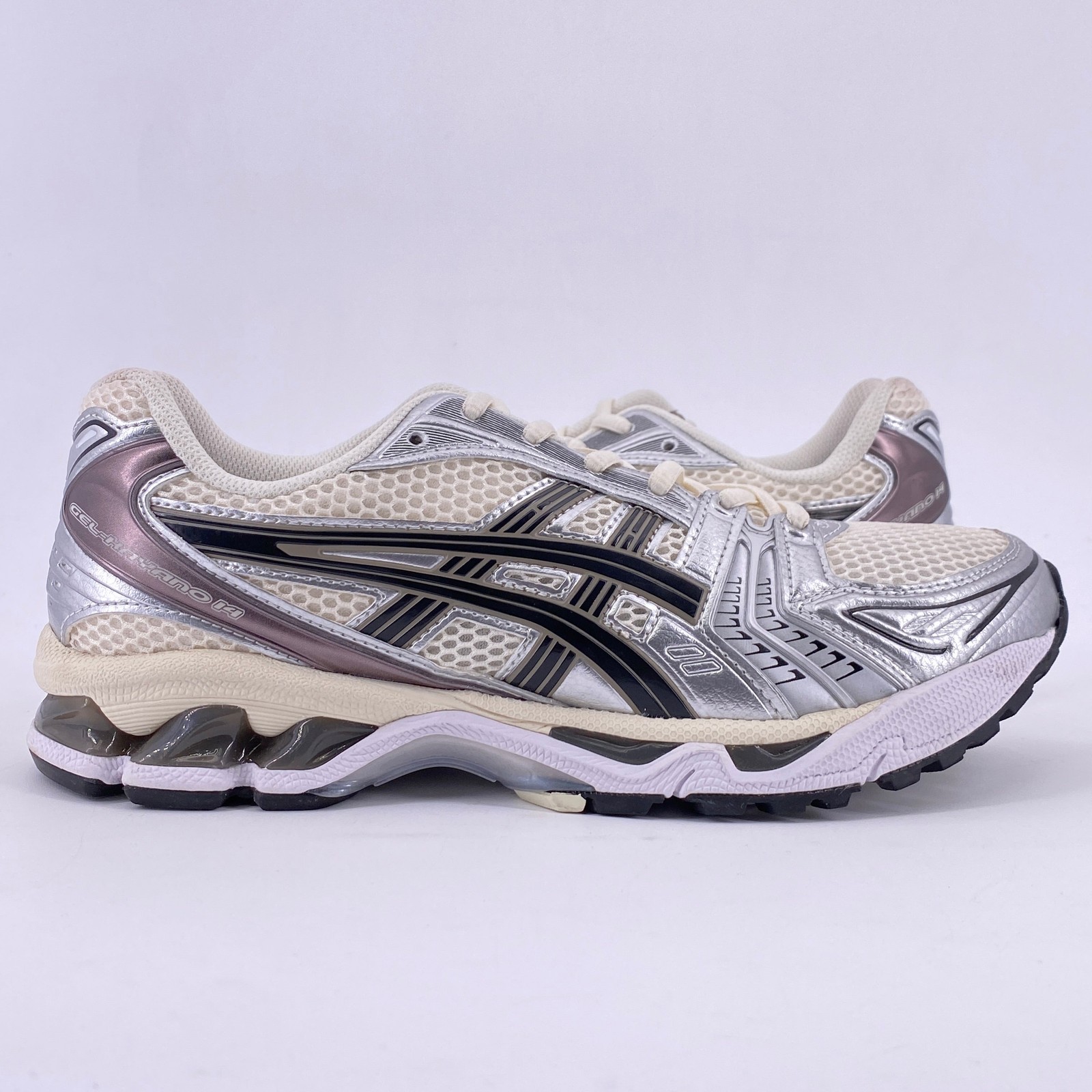 "Asics Gel-Kayano 14 \"CREAM BLACK METALLIC PLUM\" 2023 - Size 7.5 - 1201a019 108.."