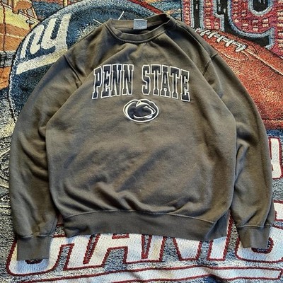PENN STATE Sweatshirt Lions NCAA Crewneck Size L Gray  
