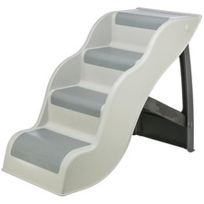 Trixie Lightweight 4-Step Pet Stairs, Gray 15.2" W x 23.6" H