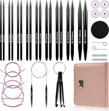 Froggod 4.53-inch 11.5cm Interchangeable Circular Knitting Needles Set   